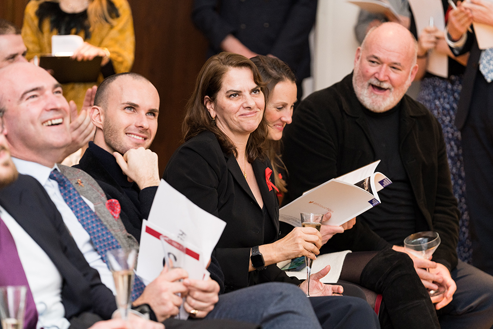 The Auction 2020 front row The Auction 2020 front row