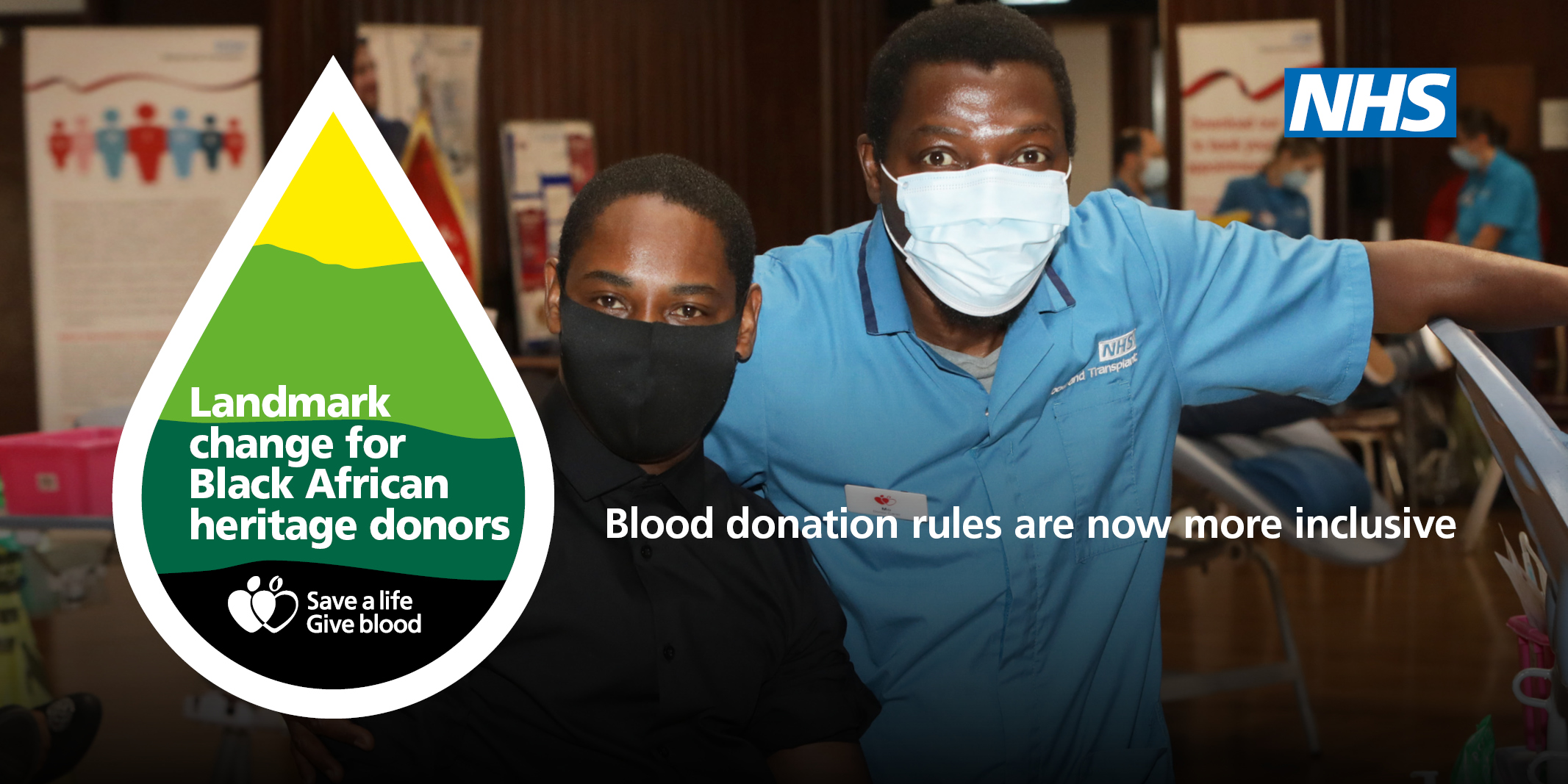 Landmark change for Black African heritage donors - blood donation rules are now more inclusive