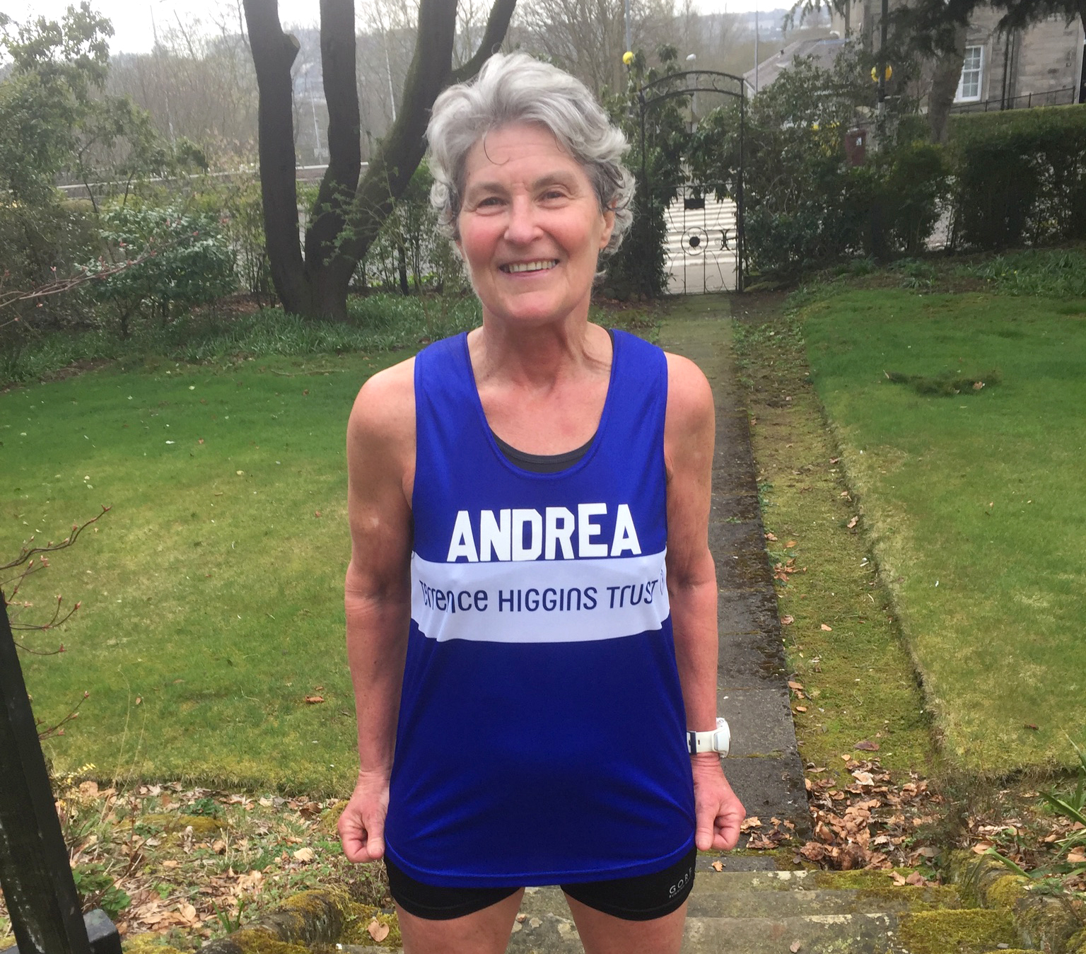 Andrea Gellan in running clothes Andrea Gellan in running clothes