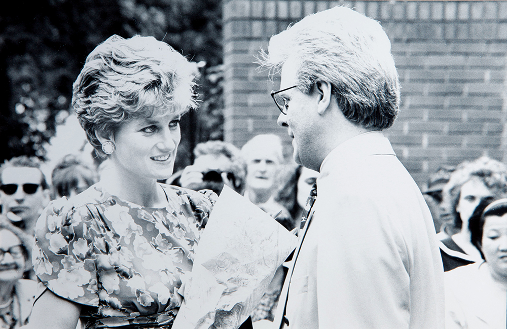 Princess Diana visiting London Lighthouse