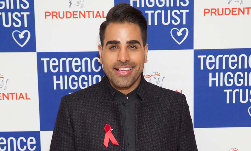 Dr Ranj with THT logo background Dr Ranj with THT logo background