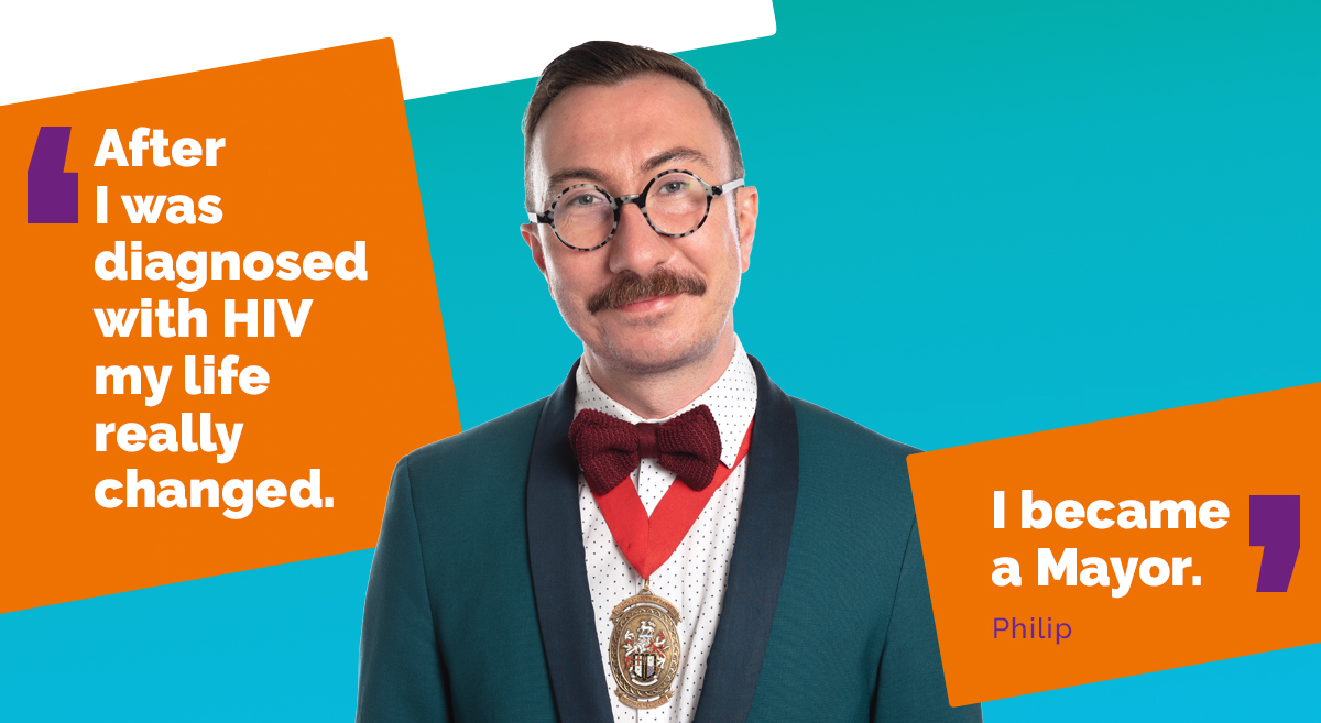Philip: 'After I was diagnosed with HIV, my life really changed. I became aMayor.'