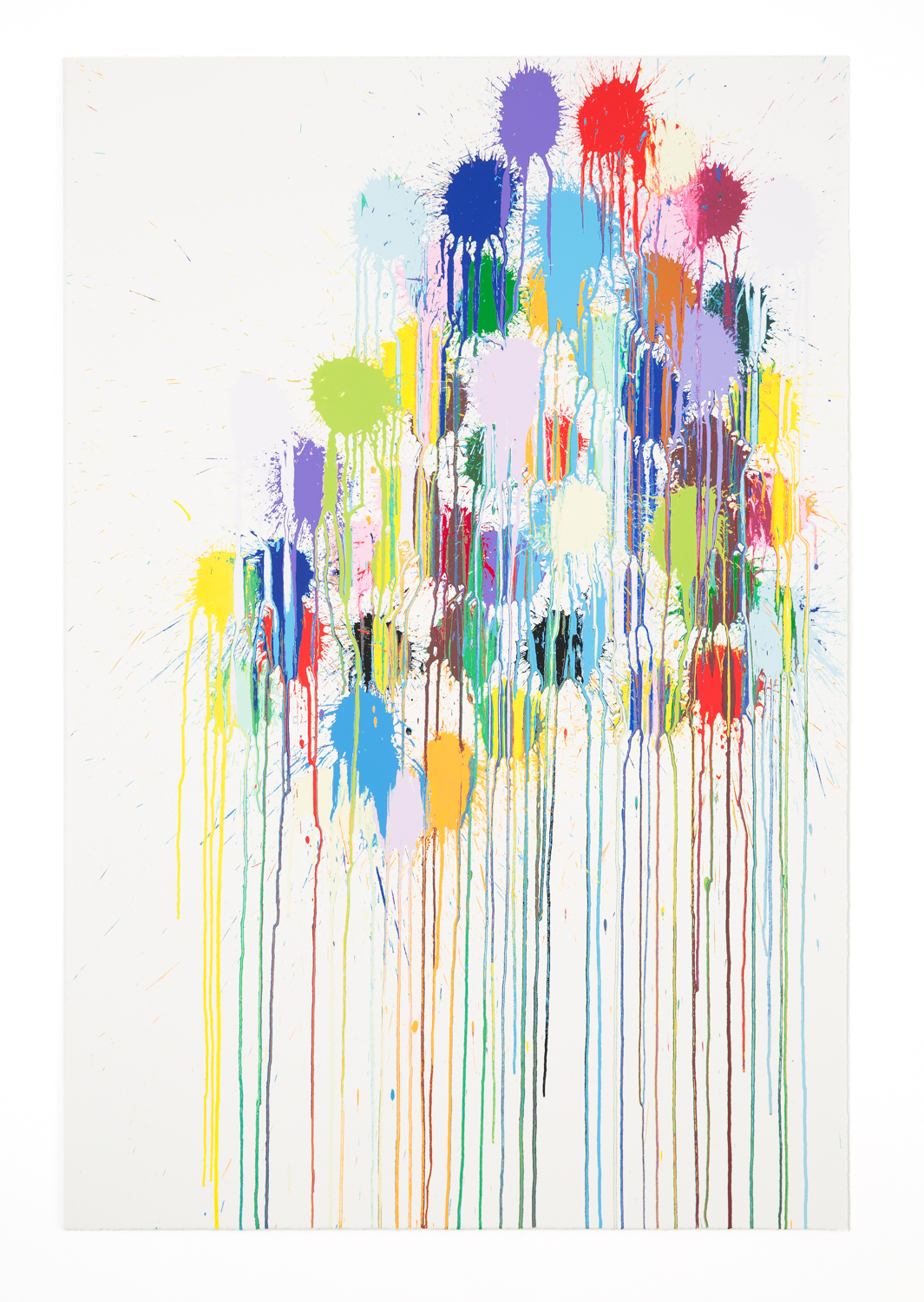 Colour Splat Cluster by Ian Davenport