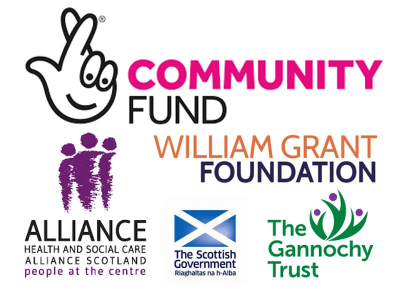 Peer Support Scotland funder logos