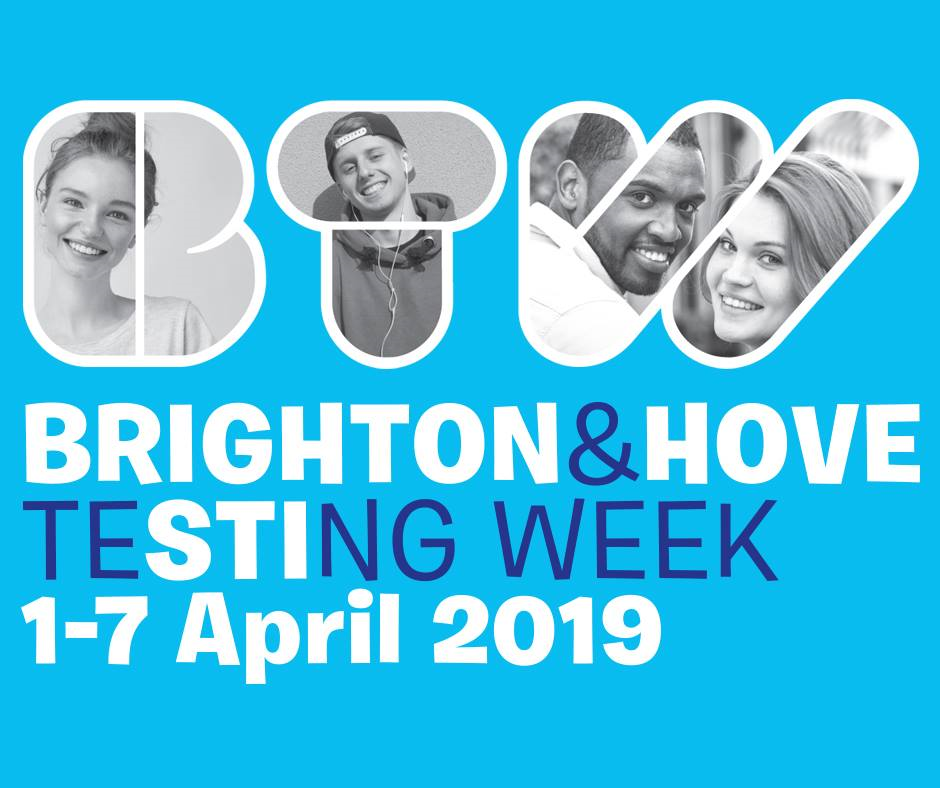 Brighton and Hove STI Testing Week 2019 logo Brighton and Hove STI Testing Week 2019 logo