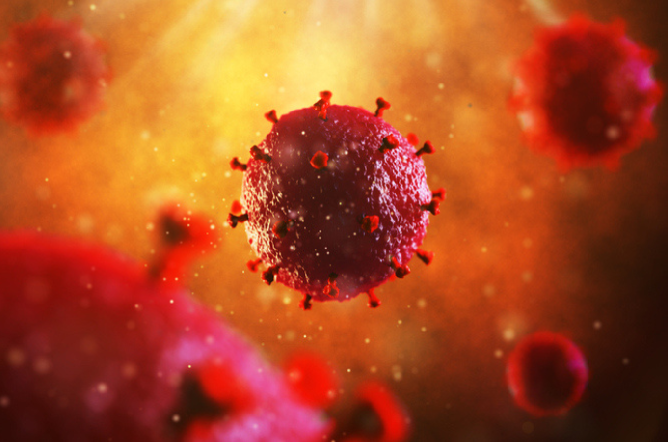 HIV virus illustration