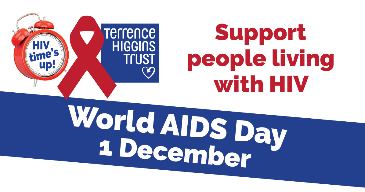 Support people living with HIV - World AIDS Day 1 December