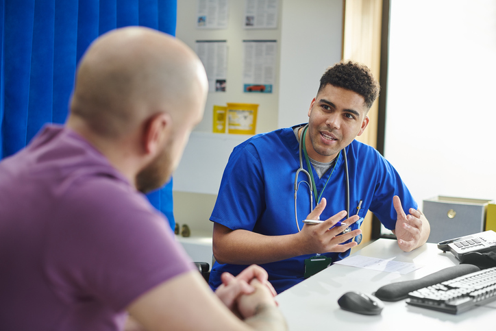 Talking to healthcare professional Talking to healthcare professional