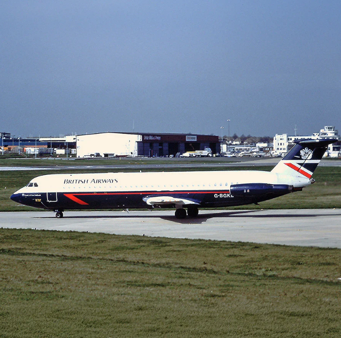 A British Airways airplane.