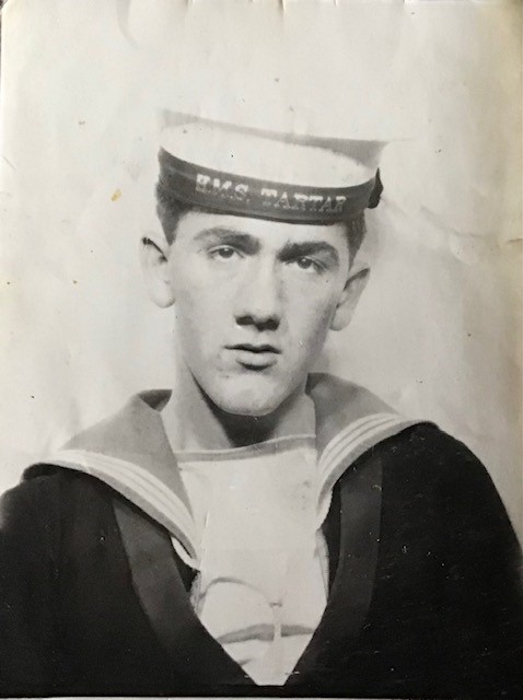 Terrence Higgins in his navy uniform.
