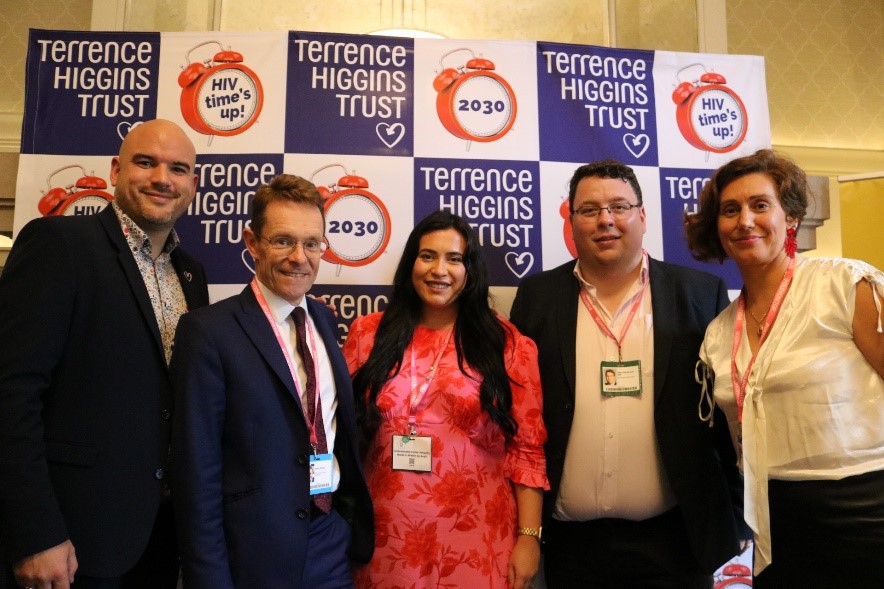 Richard Angell, Mayor Andy Street, Nicola Richards MP, Gary Sambrook MP and Dr Claire Dewsnap at Conservative Party Conference 2023