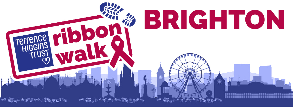 Ribbon Walk Brighton banner Ribbon Walk Brighton banner