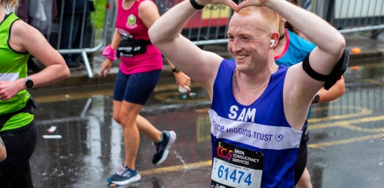 Terrence Higgins Trust runner Terrence Higgins Trust runner