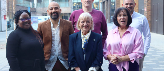 Diverse group of six individuals.