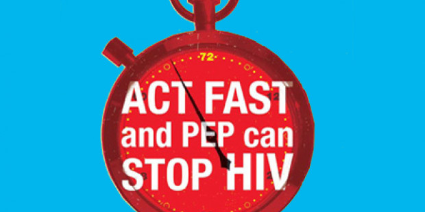 Stopwatch: Act fast and PEP cans top HIV