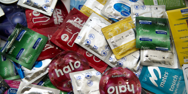 A range of condoms