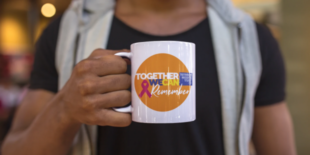 Together We Can branded coffee mug Together We Can branded coffee mug