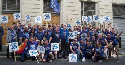 Campaigning for PrEP at Pride in London