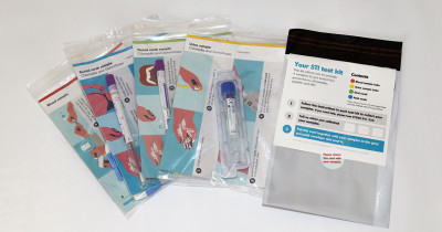 One type of STI testing kit