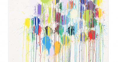 Colour Splat Cluster by Ian Davenport