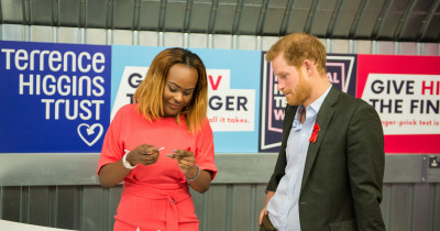 Prince Harry visiting our Hackney pop-up shop