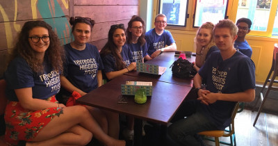 Team taking part in a quiz