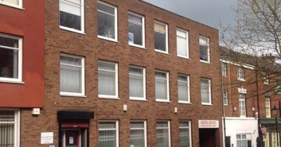 The outside of the Wolverhampton office