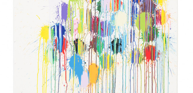 Colour Splat Cluster by Ian Davenport
