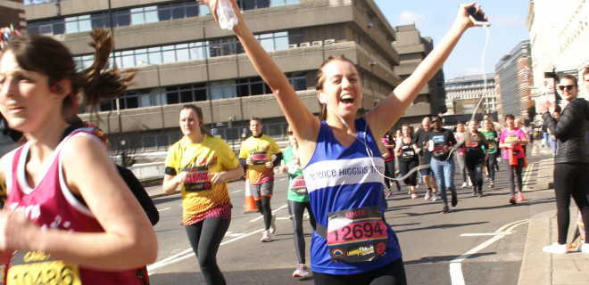 London Landmarks Half Marathon runner