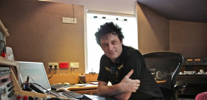 Mat Sargent in studio