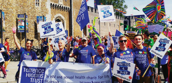 United 4 PrEP march at Cardiff Castle, Wales United 4 PrEP march at Cardiff Castle, Wales