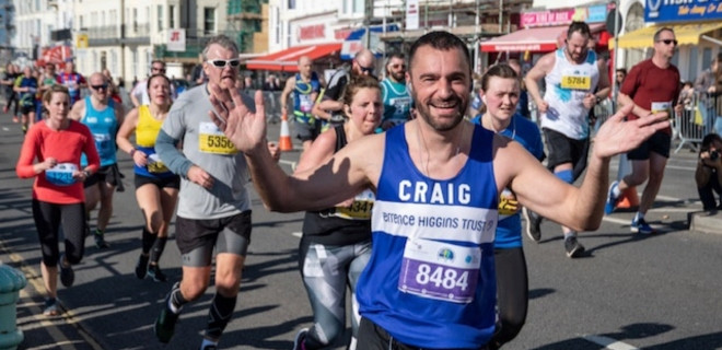 Smiling runner