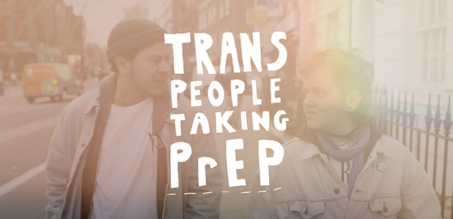 Trans People Taking PrEP film title Trans People Taking PrEP film title