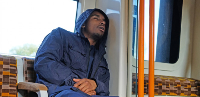 Sleeping young man