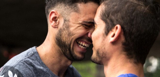 Couple close up