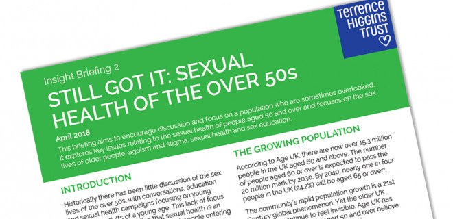 Still Got it: sexual health of the over 50s Still Got it: sexual health of the over 50s