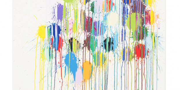 Colour Splat Cluster by Ian Davenport