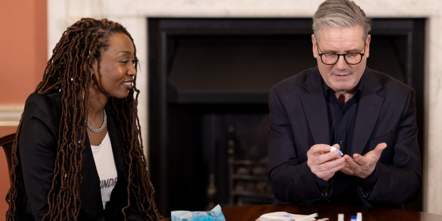 Sir Keir Starmer and Beverley Knight