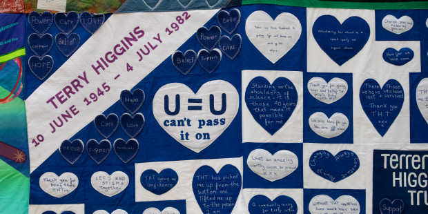Terry Higgins Memorial Quilt detail image by Andy Brown