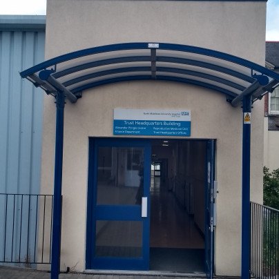 Entrance to the Alexander Pringle Centre
