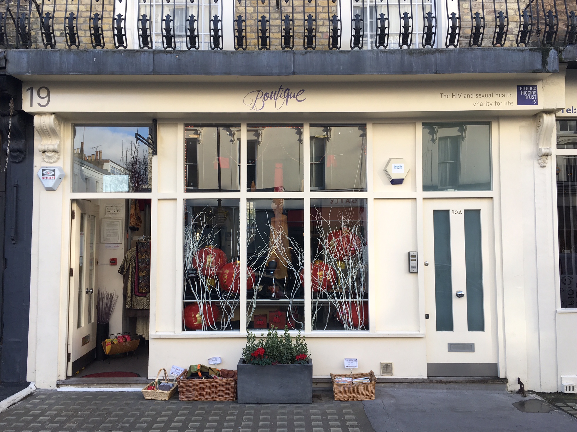 Front of the Boutique Shop in Pimlico