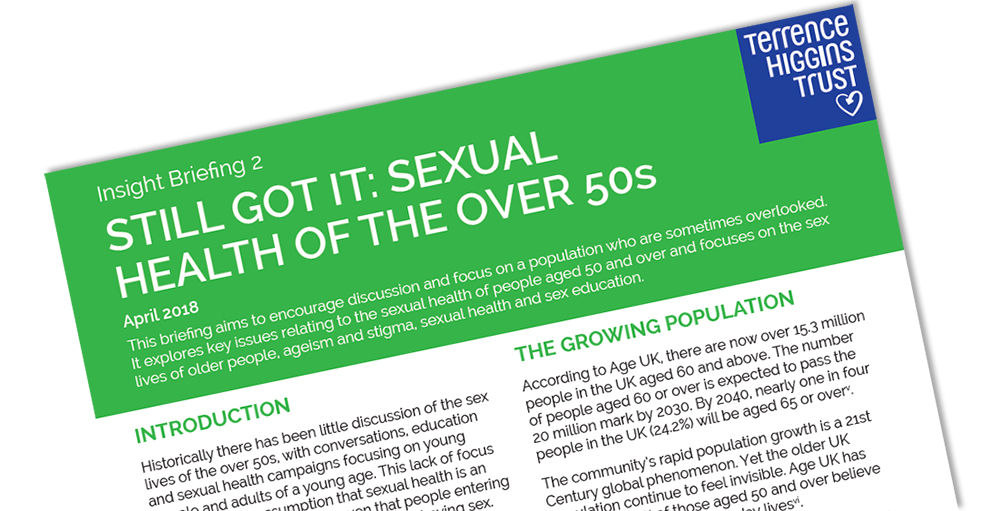 Still Got it: sexual health of the over 50s